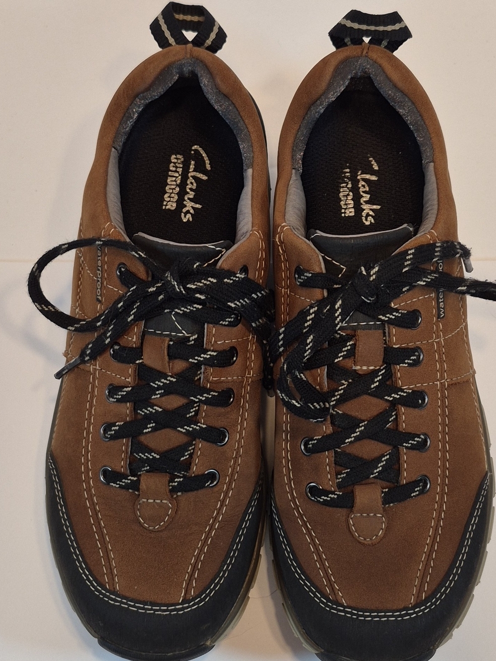 Clarks Outdoor Wave Walk Brown and Black Women's Lace-Up Shoes - Picture 2 of 7